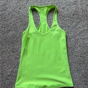 Lululemon Athletica Green Tank Top